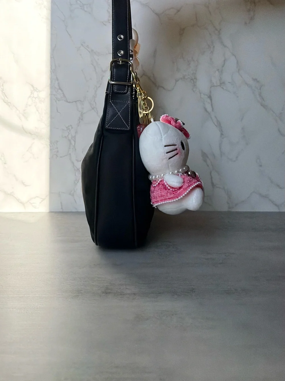 Black Coach Nylon Hobo Bag 🩰˚˖𓍢 🦢✧˚.🎀༘⋆